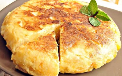 Receta tortilla de patatas vegana
